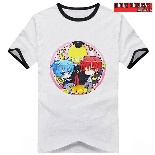 T-SHIRT ASSASSIN CLASSROOM UNIVERS - Blanc / XS