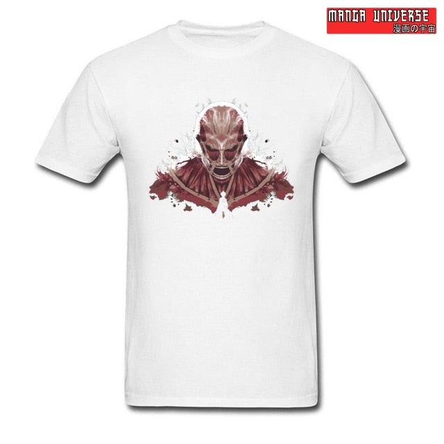 T-SHIRT ATTAQUE DES TITANS COLOSSAL - Blanc / XS