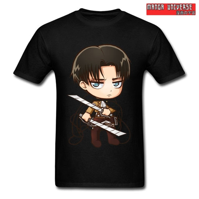 T-SHIRT ATTAQUE DES TITANS LIVAI - Noir / XS