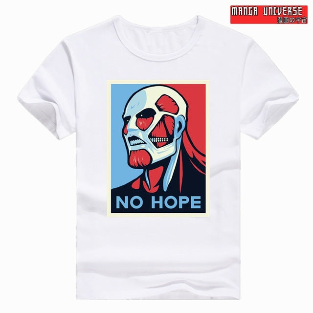 T shirt attaque des titans No hope - S