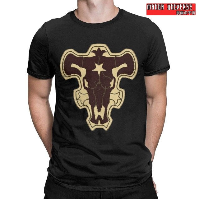 T-SHIRT BLACK CLOVER La compagnie du taureau noir 2 - Noir /
