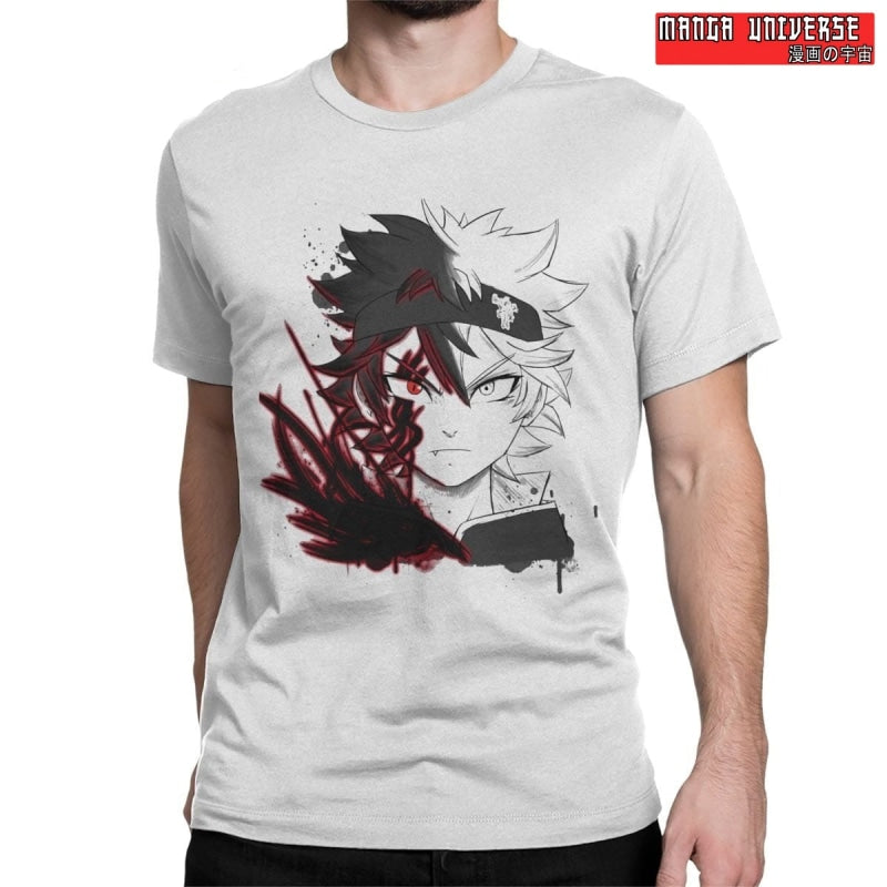 T-SHIRT BLACK CLOVER Personnage principal - Blanc / L