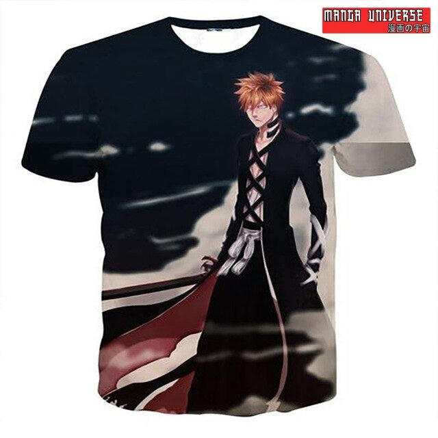 T-SHIRT BLEACH ICHIGO - Noir / XS