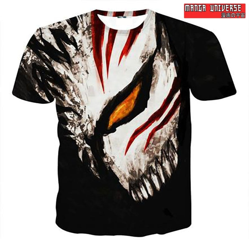 T-SHIRT BLEACH MASQUE TERREUR - Noir / XS