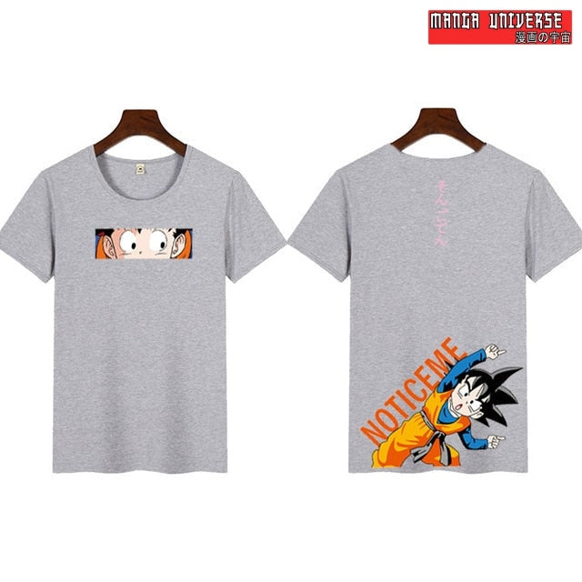 T shirt dbz goku notice me - Gris / L