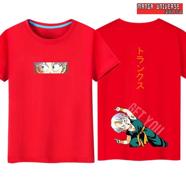T shirt dbz trunks get you - Rouge / M