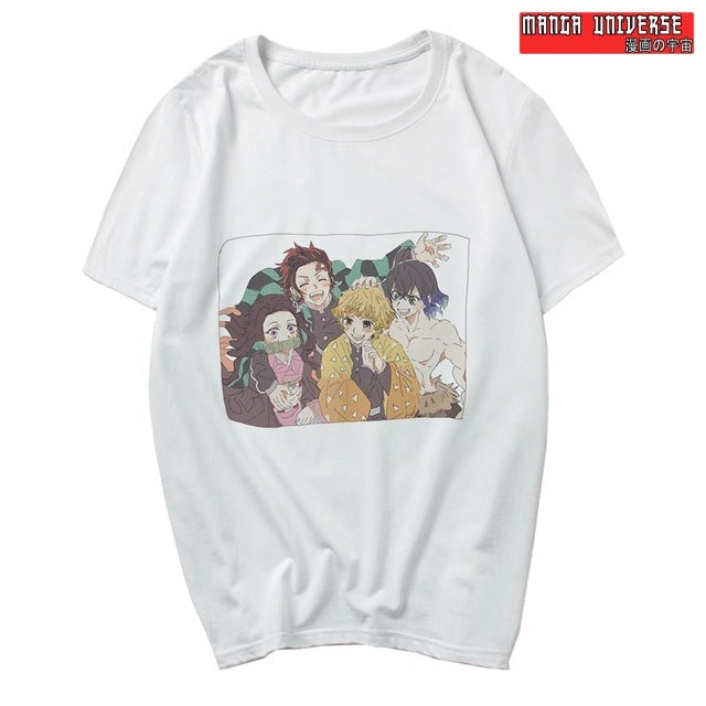 T shirt demon slayer 2 - Blanc / XS