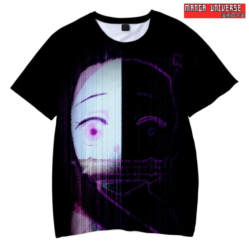 T-SHIRT DEMON SLAYER NEZUKO - Noir/Blanc / XS