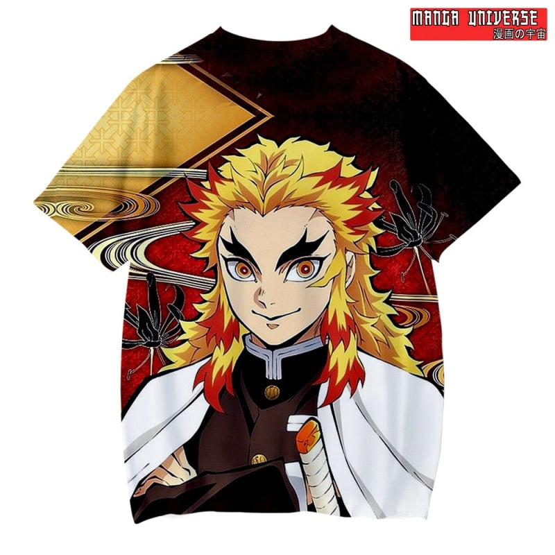 T-SHIRT DEMON SLAYER - Rouge / XS