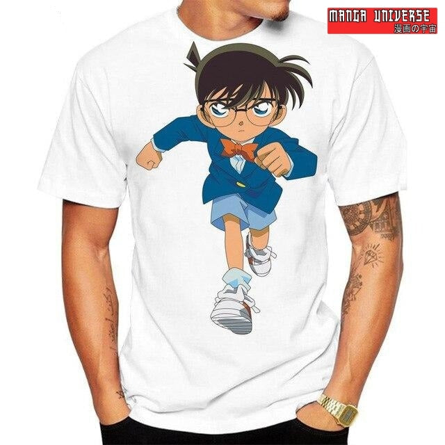T-SHIRT DETECTIVE CONAN Aventure 2 - Blanc / XS