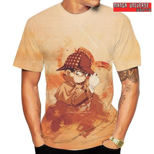T-SHIRT DETECTIVE CONAN en mission - Automme / XS