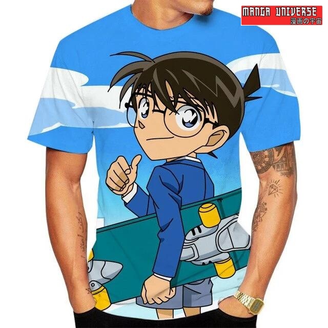 T-SHIRT DETECTIVE CONAN PLAY - Bleu / XS