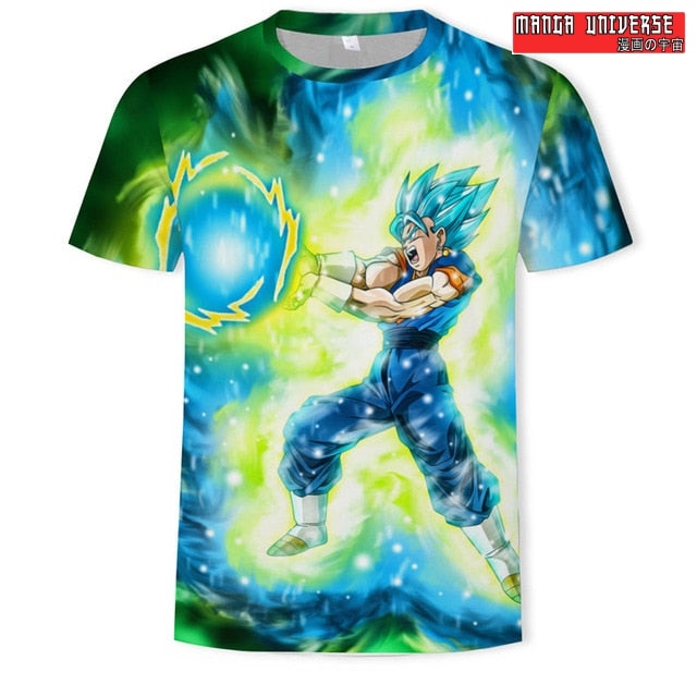 T-SHIRT DRAGON BALL - Bleu / XS