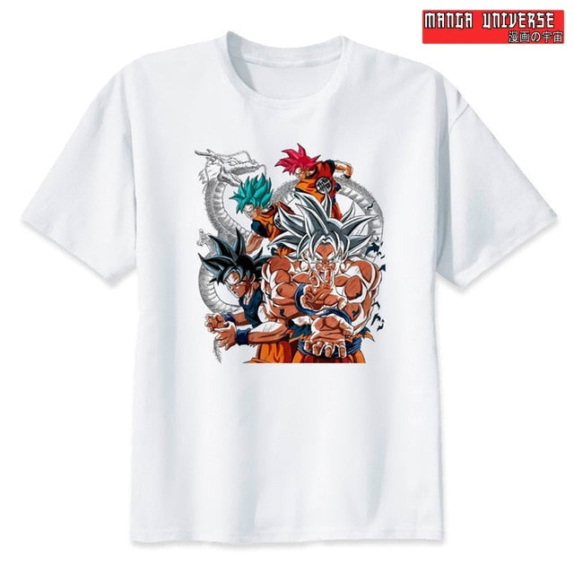 T-SHIRT DRAGON BALL GOKU - Blanc / XS