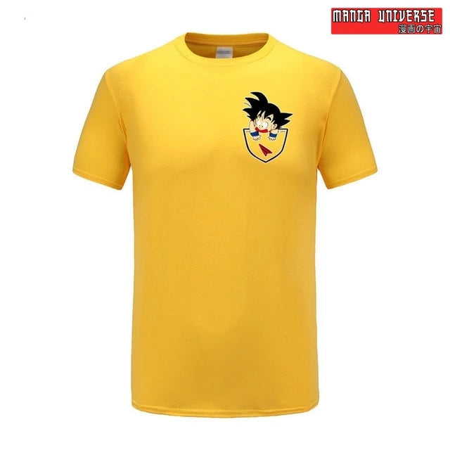 T shirt dragon ball petit goku - Jaune / XS