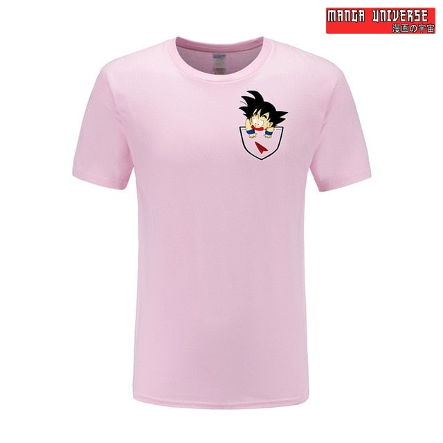T shirt dragon ball petit goku - Rose / XS