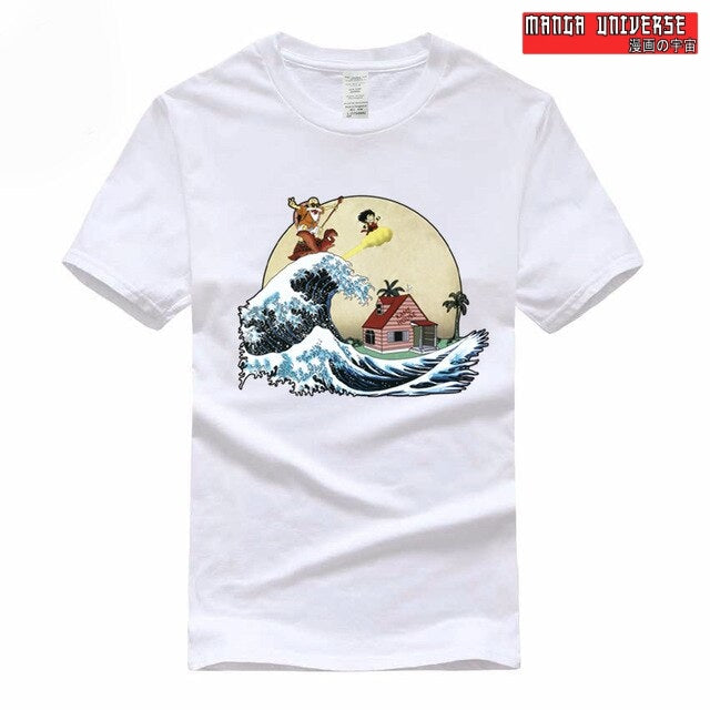 T shirt dragon ball san goku - Blanc / S