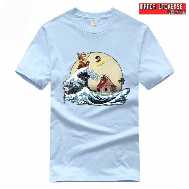 T shirt dragon ball san goku - Bleu / S