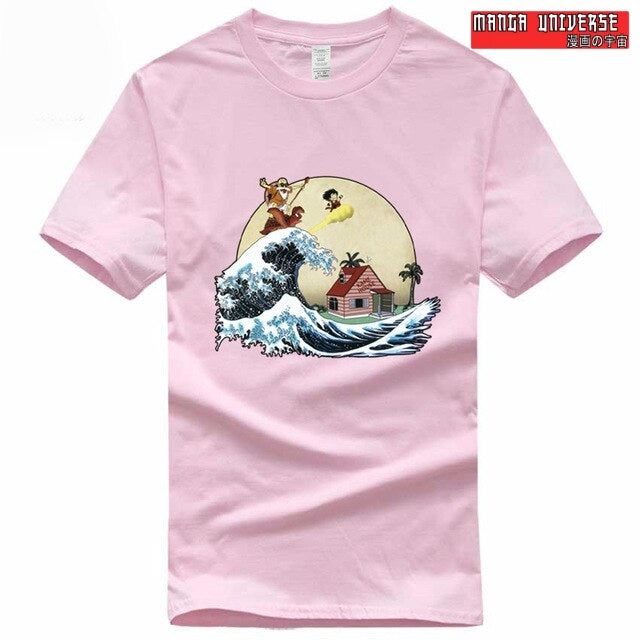 T shirt dragon ball san goku - Rose / S