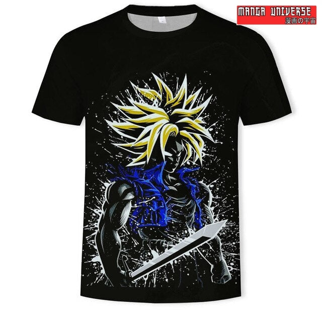 T-SHIRT DRAGON BALL TRUNKS - Noir / XS