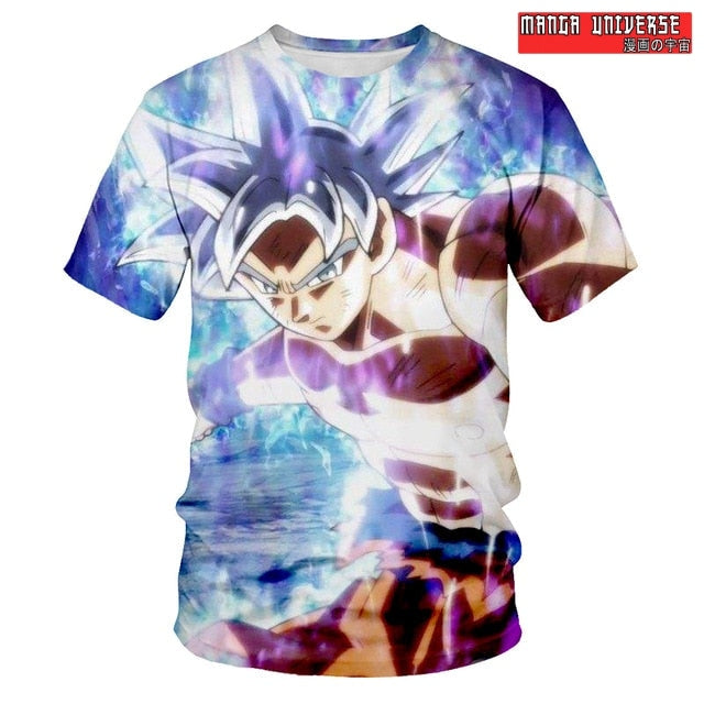 T-SHIRT DRAGON BALL ULTRA INSTINCT - Bleu / XS