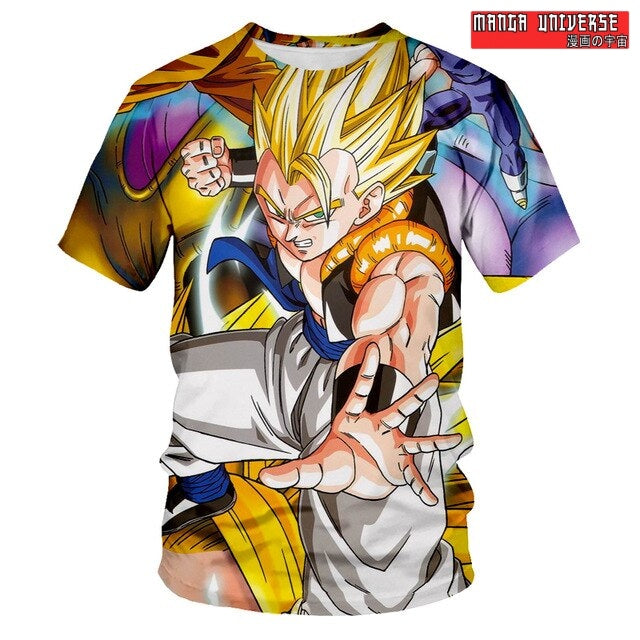 T-SHIRT DRAGON BALL VEGETO - Jaune / XS