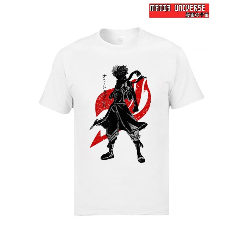 T-SHIRT FAIRY TAIL NATSU COMBAT - Blanc / XS