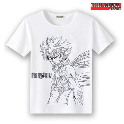T-SHIRT FAIRY TAIL NATSU WHITE - Blanc / XS