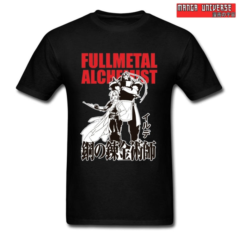 T-SHIRT FULL METAL ALCHEMIST JAPANESE - Noir / XS