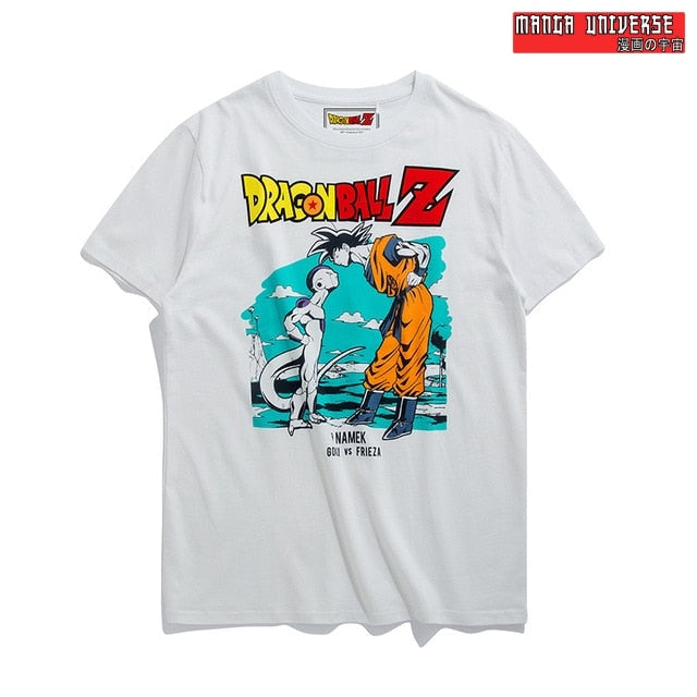T shirt goku et freezer - Blanc / L