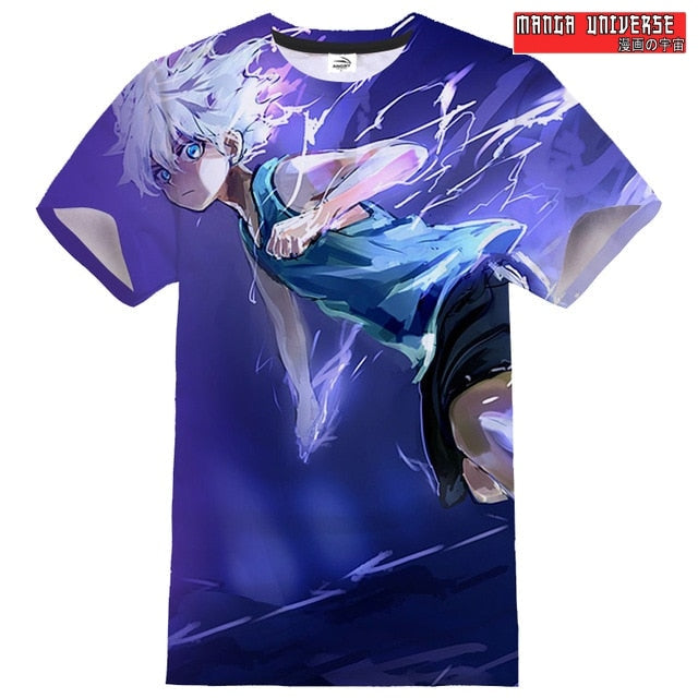 T SHIRT HUNTER X HUNTER KILLUA - Bleu Foncé / XS