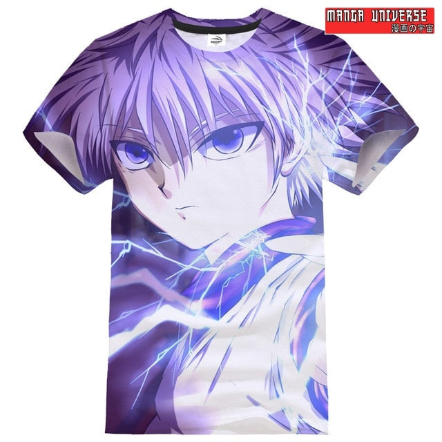 T SHIRT HUNTER X HUNTER KILLUA - Bleu / XS