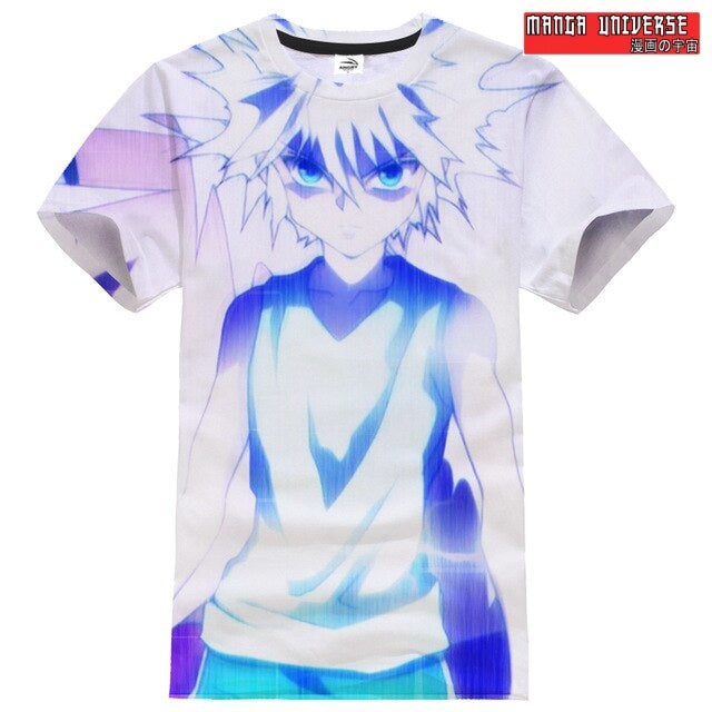 T SHIRT HUNTER X HUNTER KILLUA - Bleu / XS