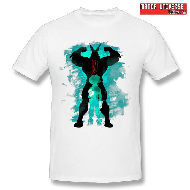 T shirt MHA all might - White / XL