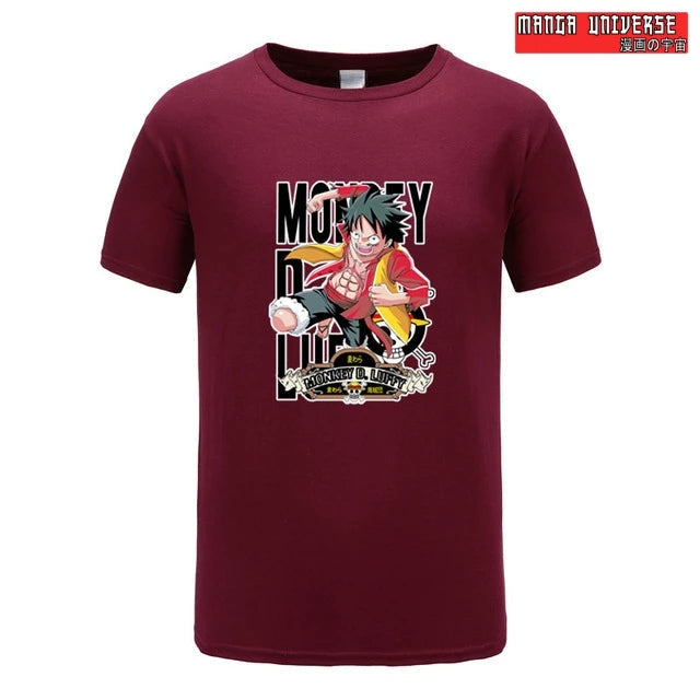 T shirt monkey d luffy - Marron / XS