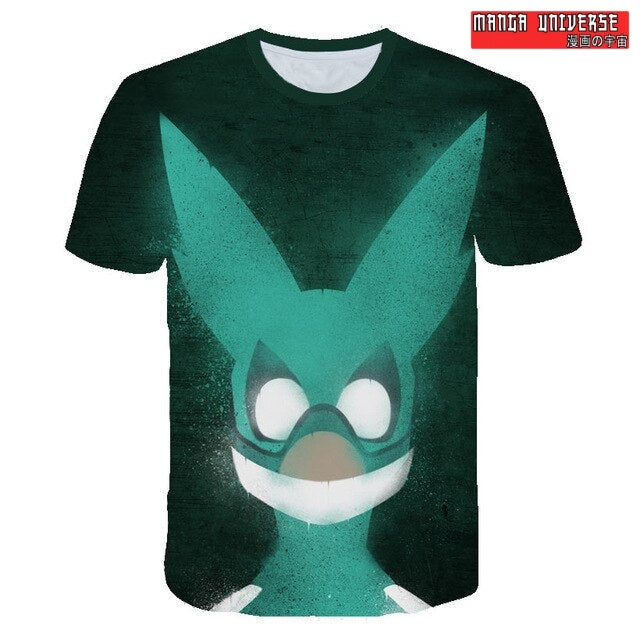 T-SHIRT MY HERO ACADEMIA IZUKU - Vert / XS