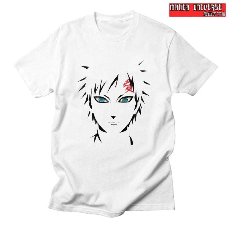 T-SHIRT NARUTO GAARA - Blanc / XS