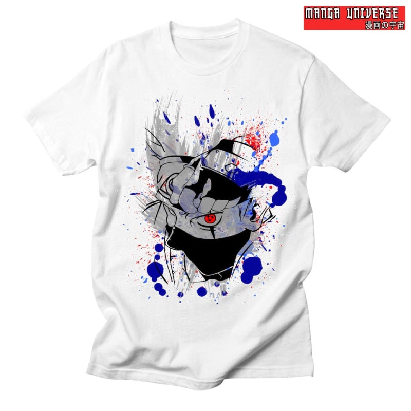 T-SHIRT NARUTO KAKASHI - Blanc / XS