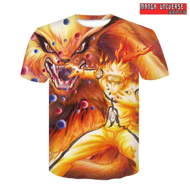 T-SHIRT NARUTO - Orange / XS