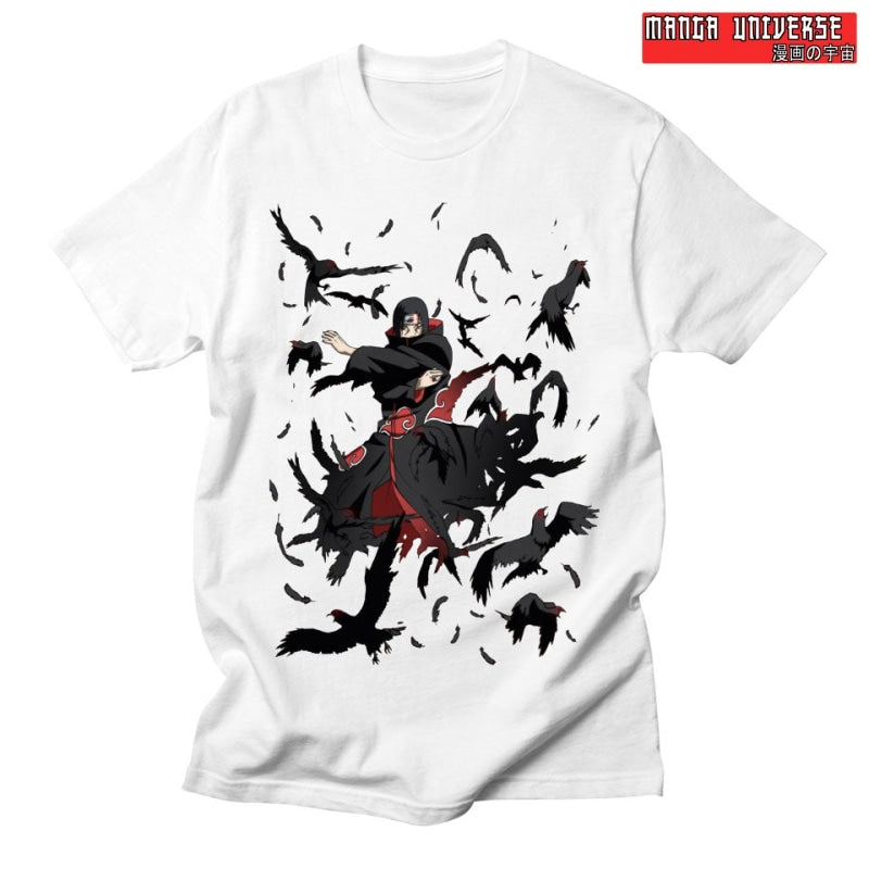 T-SHIRT NARUTO SASUKE - Blanc / XS