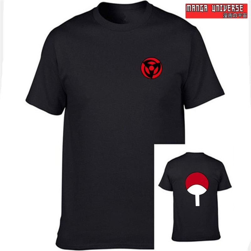 T shirt naruto uchiwa - Noir / S