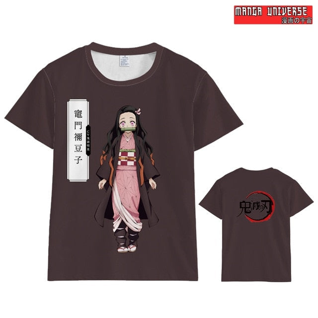 T shirt nezuko demon slayer - Noir / XS