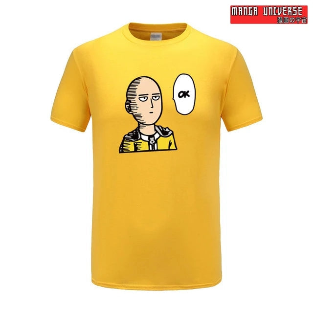 T shirt OK one punch man - Jaune / S
