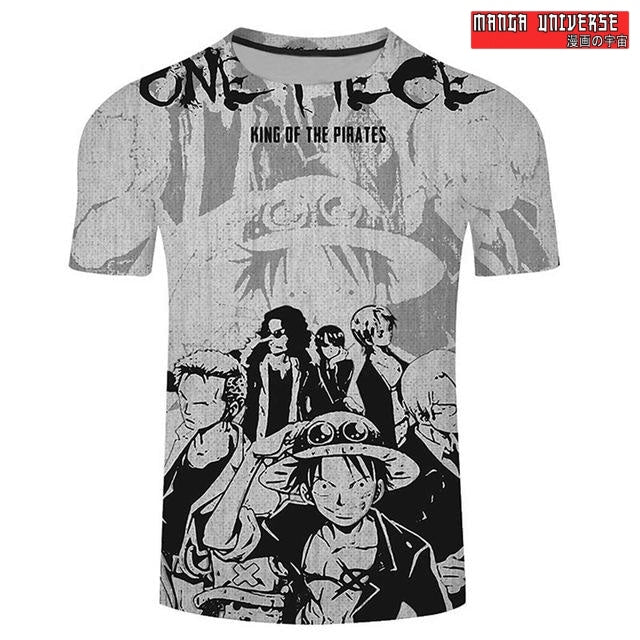 T-SHIRT ONE PIECE - Gris / XS