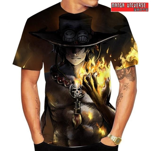 T-SHIRT ONE PIECE - Noir / XS