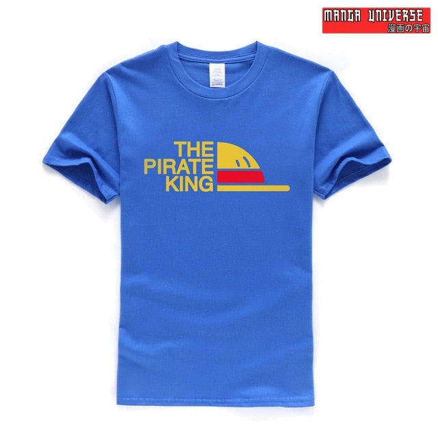 T shirt one piece pirate king - Bleu / S