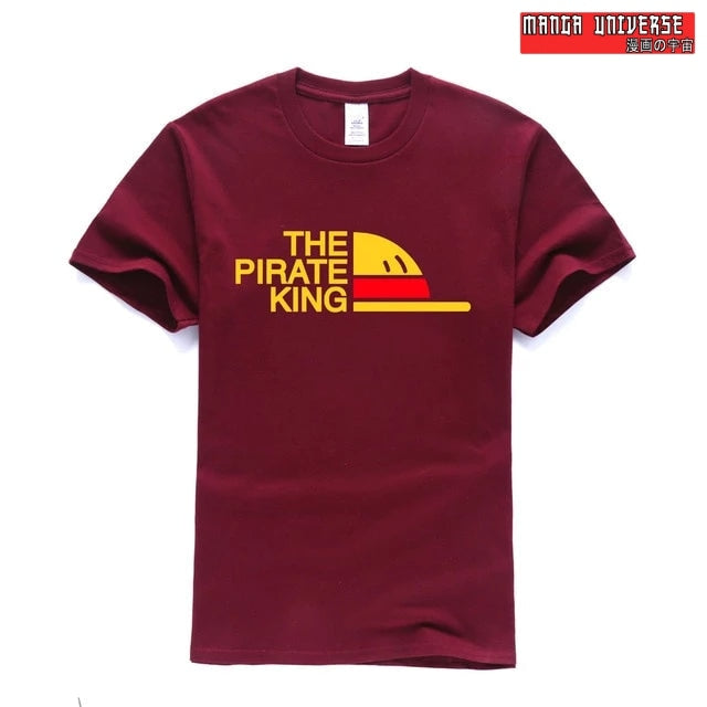 T shirt one piece pirate king - Bordeaux / S