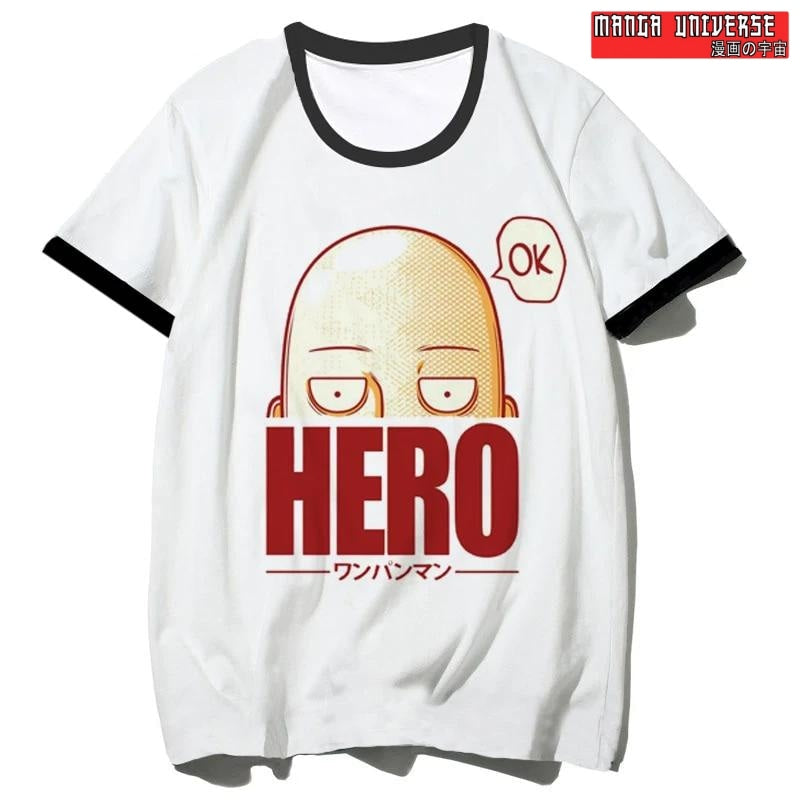 T-SHIRT ONE PUNCH MAN - Blanc / XS