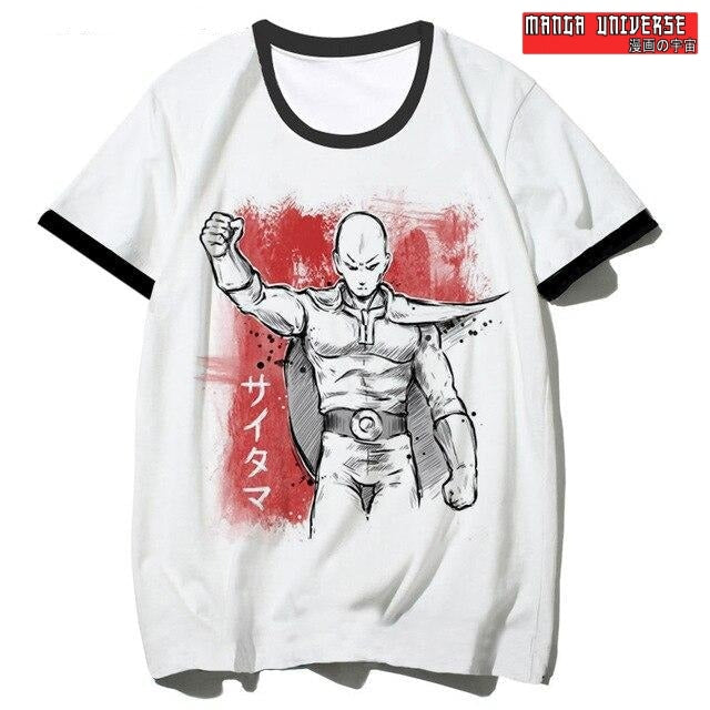 T-SHIRT ONE PUNCH MAN - Blanc / XS