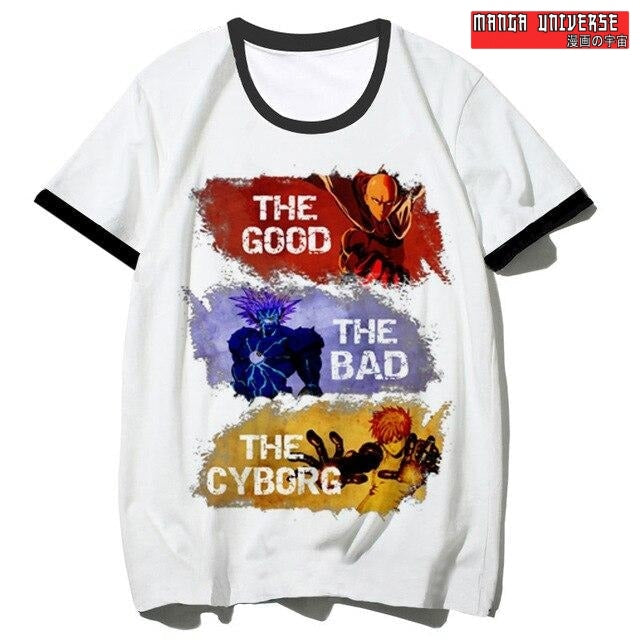 T-SHIRT ONE PUNCH MAN - Blanc / XS